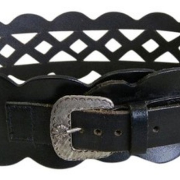 Vintage The Limited Made in Italy leather  belt main image 5